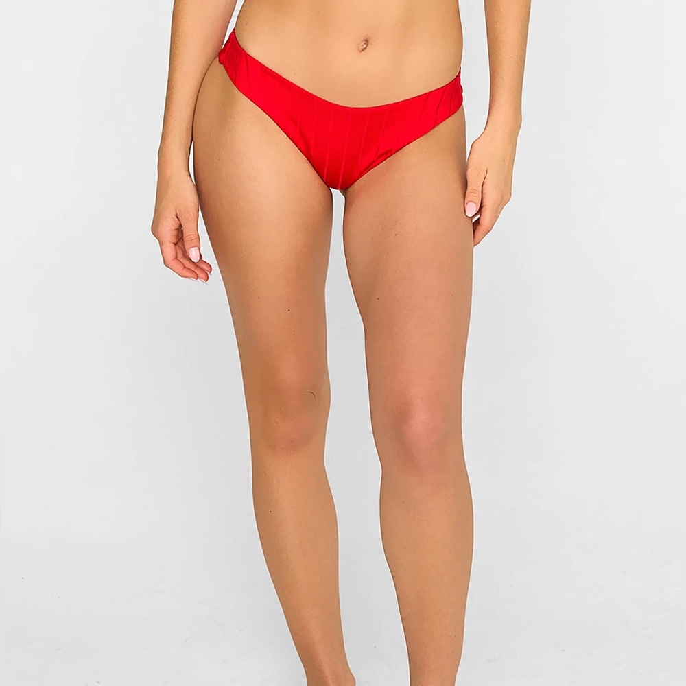 NWT Beach Bunny “Gloria” Red Bikini Bottoms